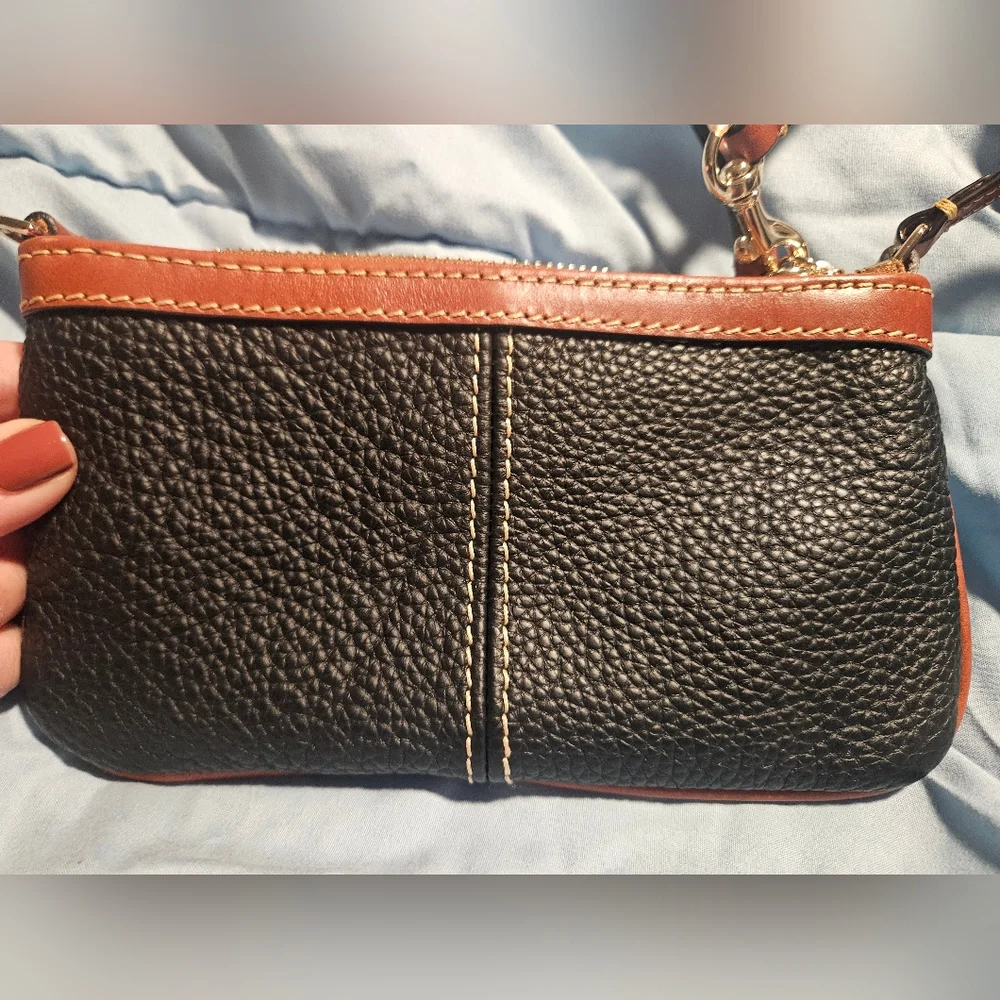 New Dooney & Bourke Black/Brown Leather Wrislet - Picture 3 of 7